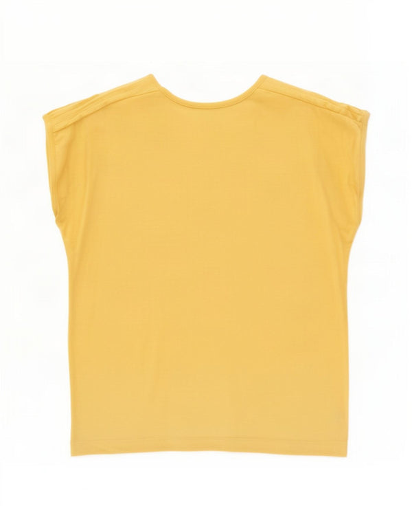Tricou Vintage pentru femei Top UK 14 Medium Yellow