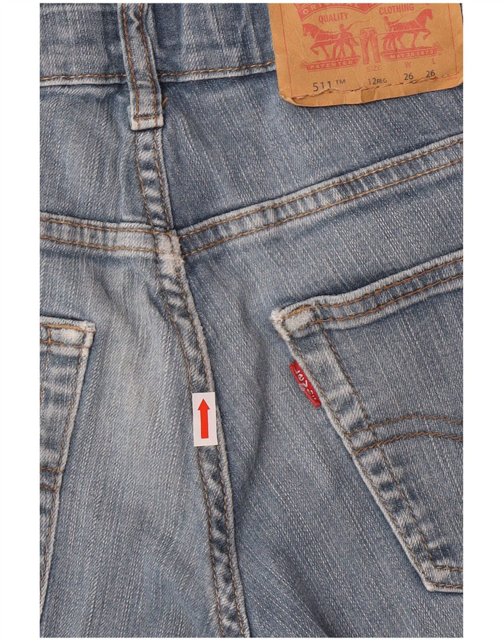Blugi Levi's 511 Slim 11-12 ani W26 L26 Blue Bumbac Classic
