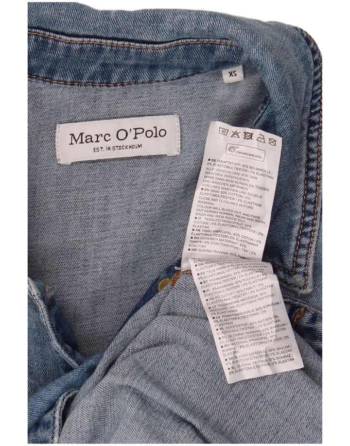 MARC O'POLO Rochie cămașă din denim cu mânecă scurtă Stockholm UK 4 XS Albastru