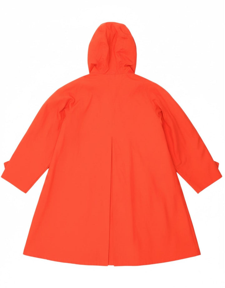 VINTAGE Womens Oversized Hooded Overcoat UK 16 Large Red Polyester Vintage Vintage and Second-Hand Vintage from Messina Hembry 