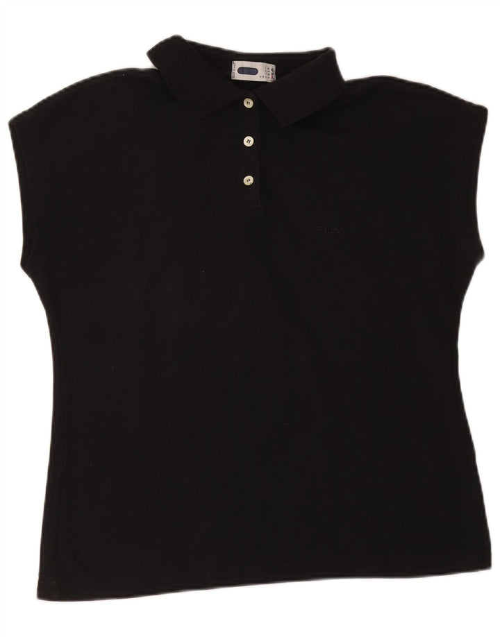 Tricou Polo Femei Fila IT 50 XL Bumbac Negru