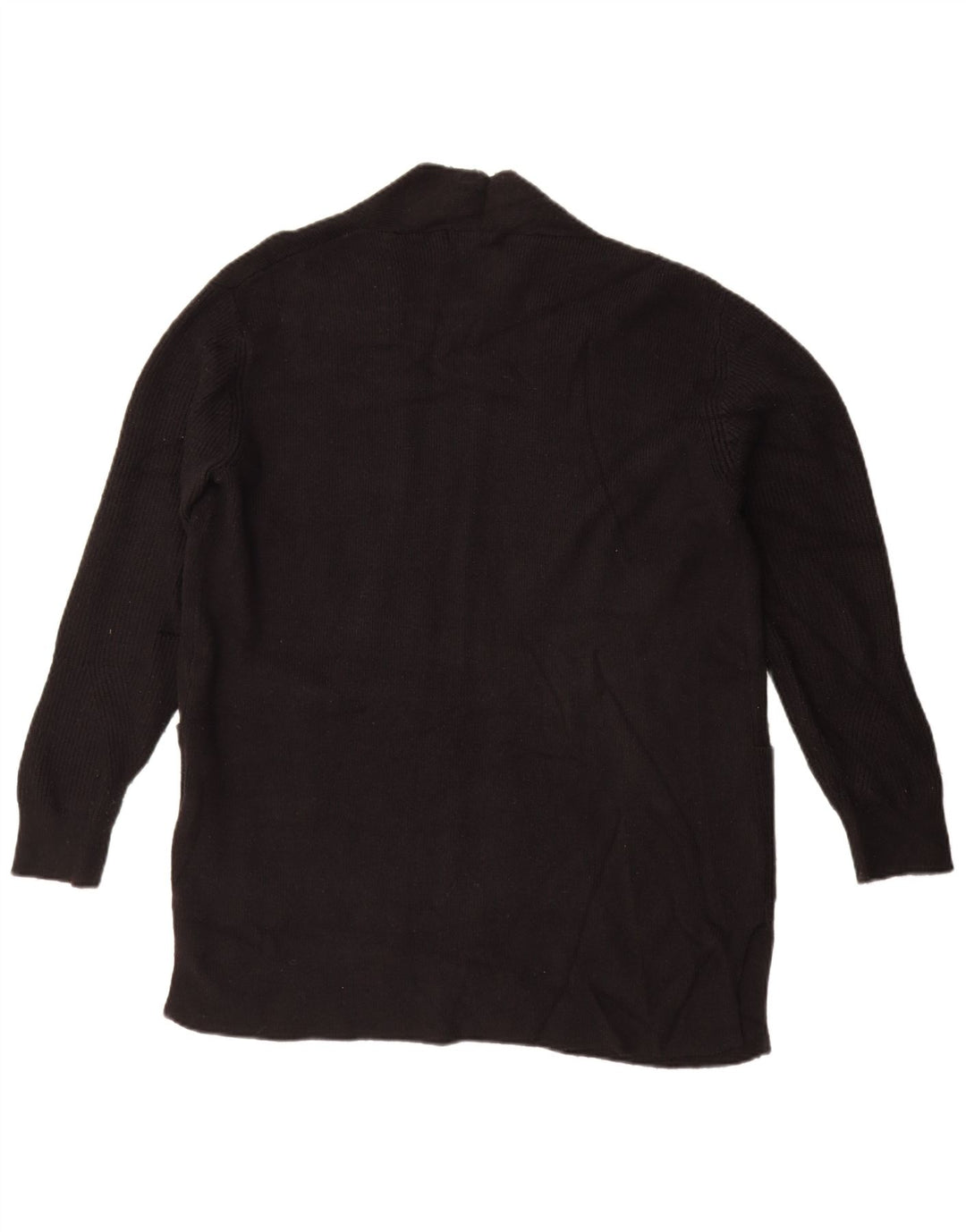 Pulover cardigan deschis supradimensionat pentru femei Marks & Spencer UK 14 mare negru