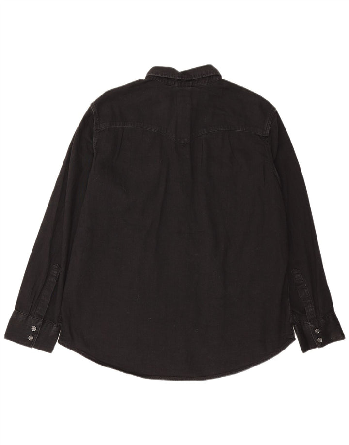 Cămașă de blugi standard pentru bărbați Levi's XL, bumbac negru