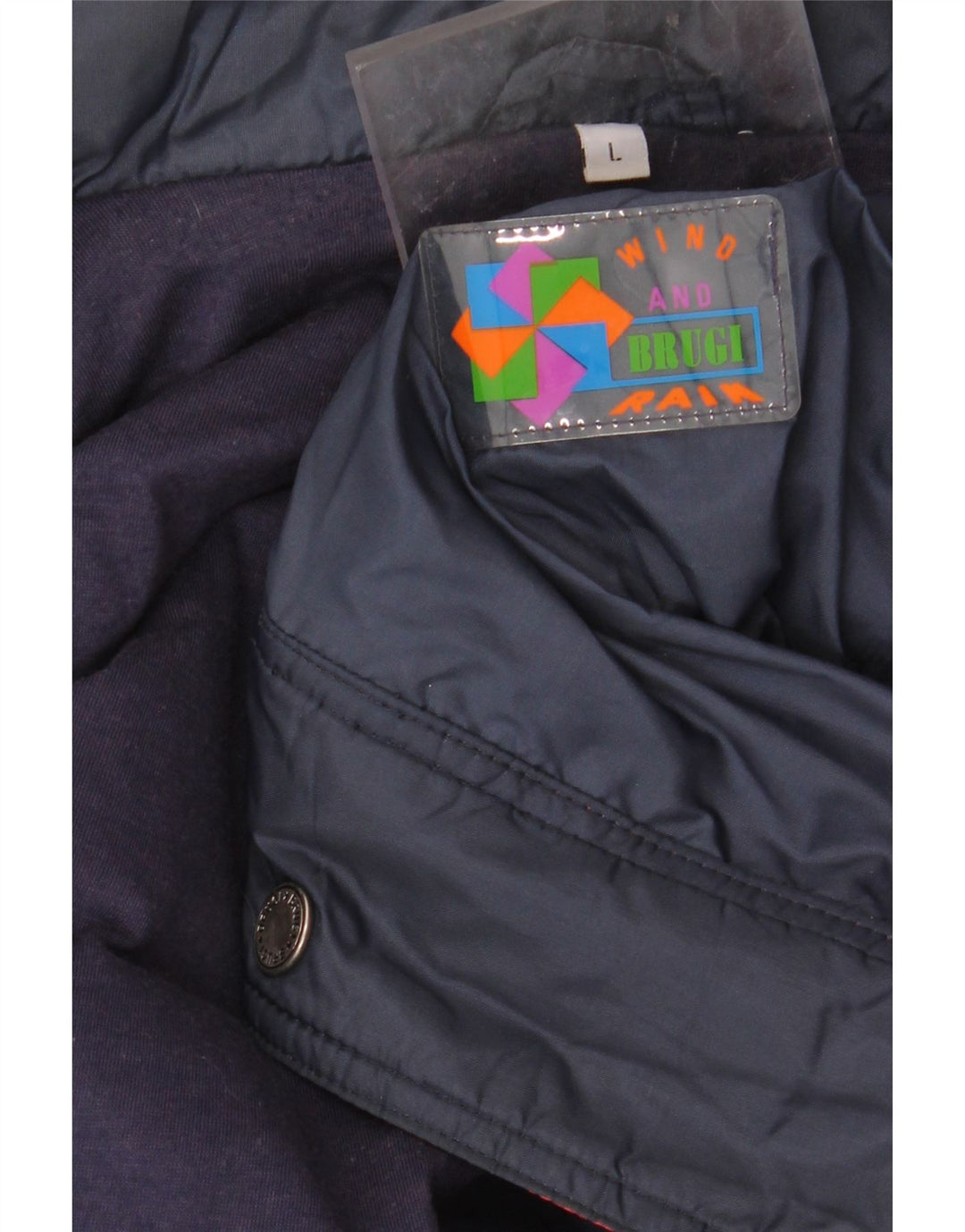 Jachetă de vânt pentru bărbați BRUGI UK 40, mare, albastru bleumarin