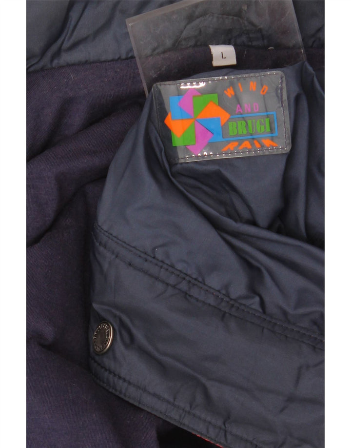 Jachetă de vânt pentru bărbați BRUGI UK 40, mare, albastru bleumarin