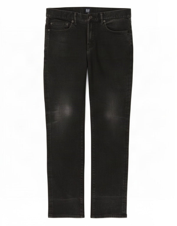 Blugi Gap Bărbați Drepți W32 L32 Bumbac Negru