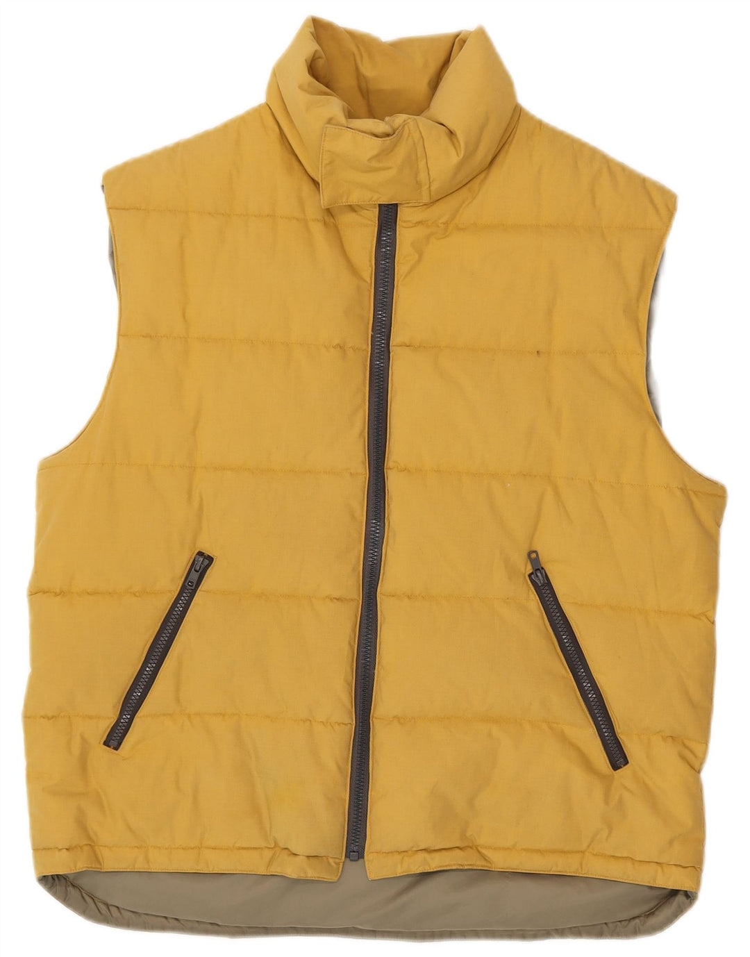 Gilet căptușit pentru bărbați Sergio Tacchini UK 40 Large Yellow