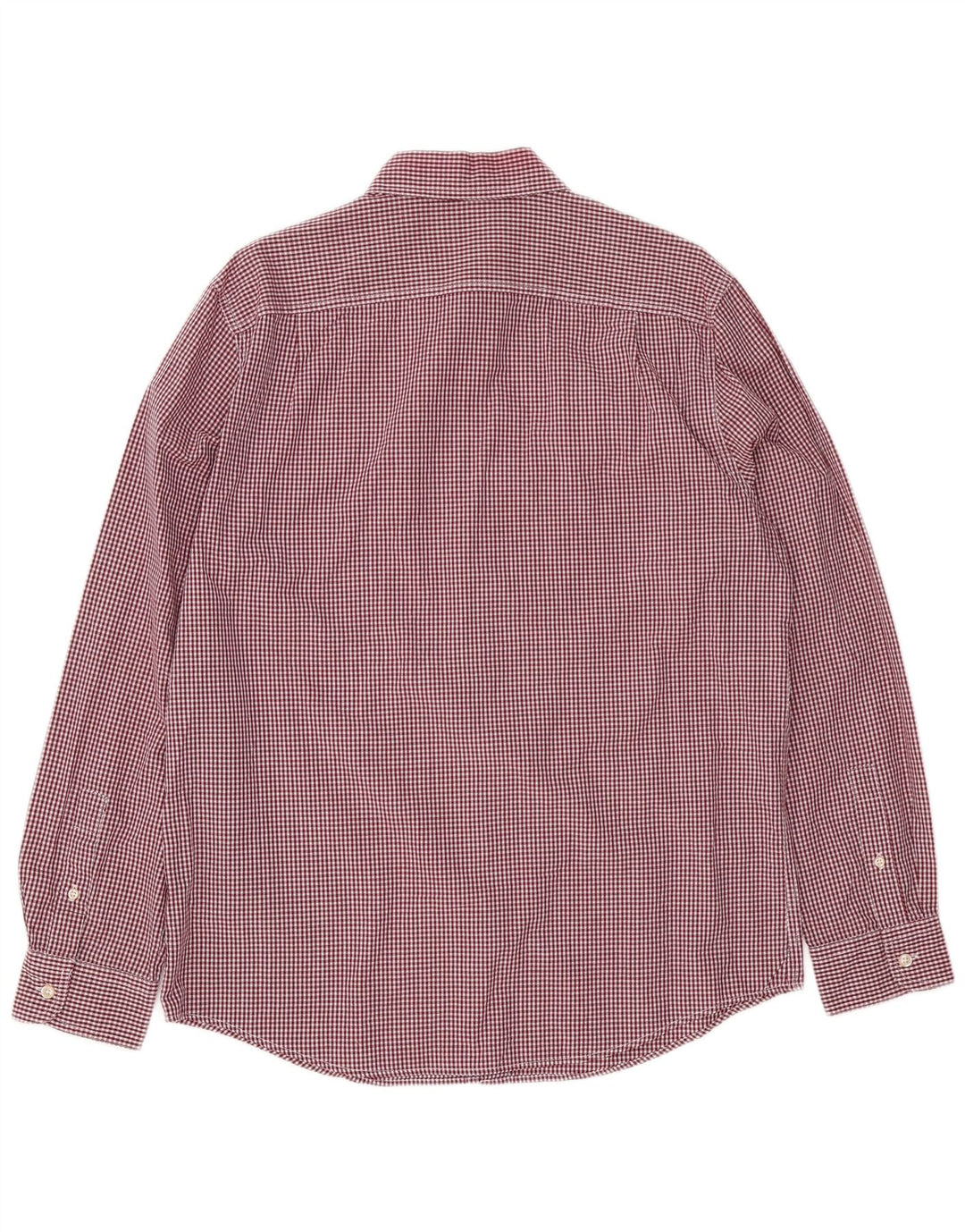 Cămașă personalizată pentru bărbați Chaps, din bumbac mare roșu Gingham
