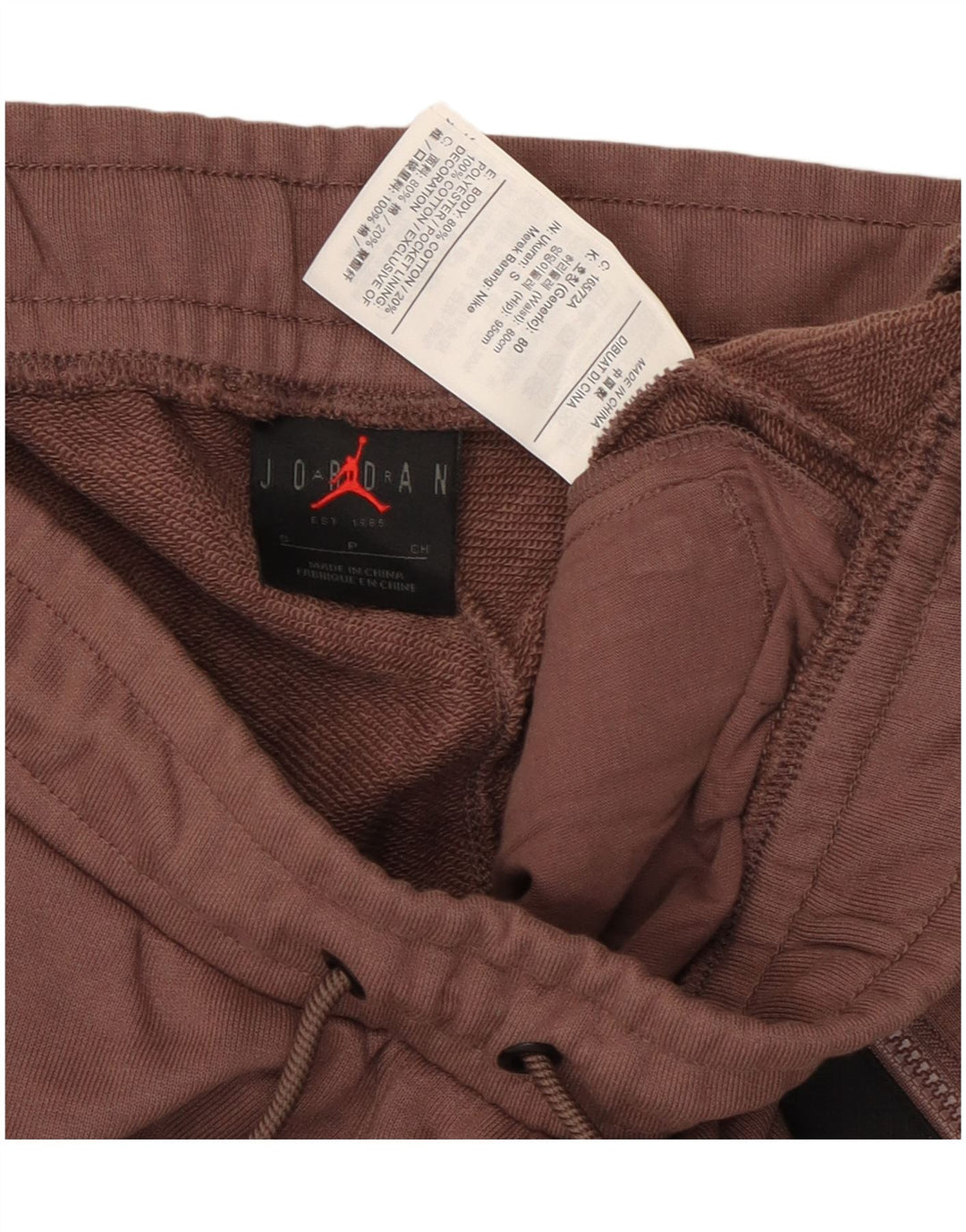 Pantaloni de trening Jordan pentru femei Joggeri UK 8 Small Brown