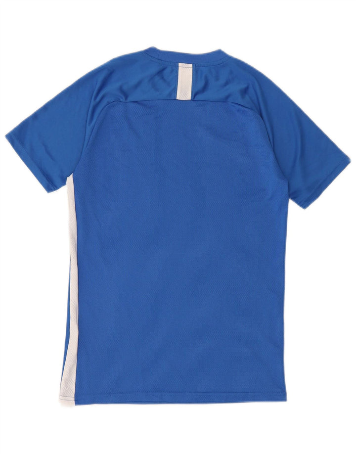 Tricou pentru bărbați Nike Dri Fit Top mic, albastru, poliester color bloc