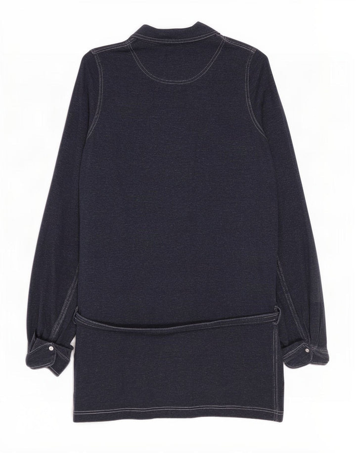 Rochie cămașă pentru femei Lacoste Mărimea 38 Bumbac albastru bleumarin mediu