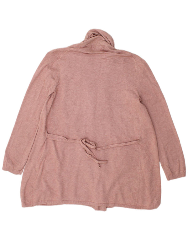 Pulover cardigan deschis pentru femei Zara UK 10 mic, roz, viscoză