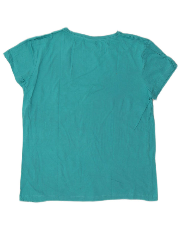 Tricou pentru femei Lotto Top UK 14 Medium Blue Bumbac