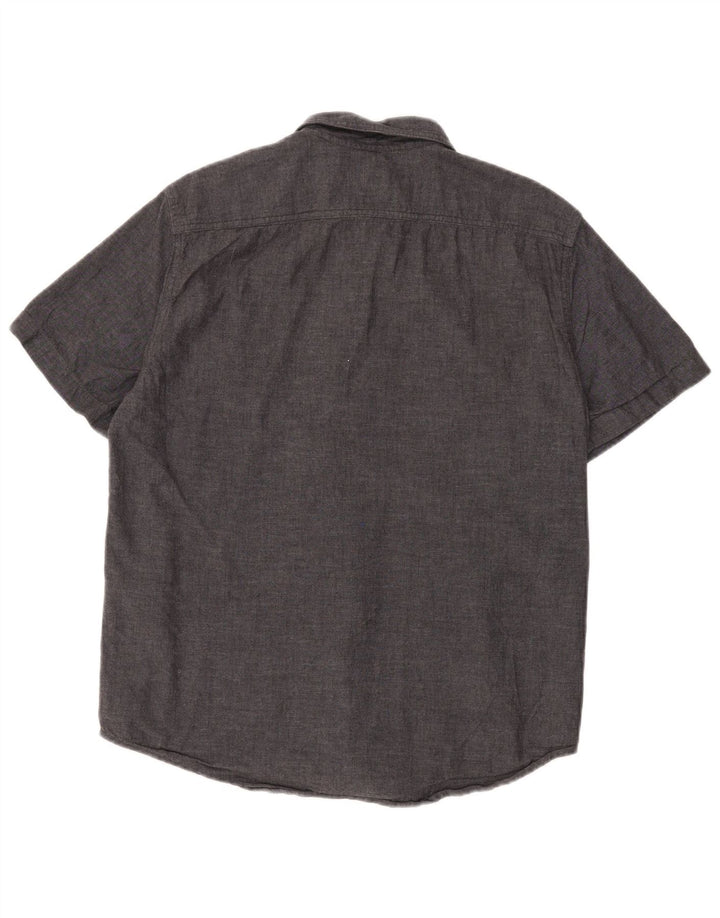 Cămașă LEVI'S pentru bărbați, cu mânecă scurtă, cu ajustare standard, mare, gri, bumbac