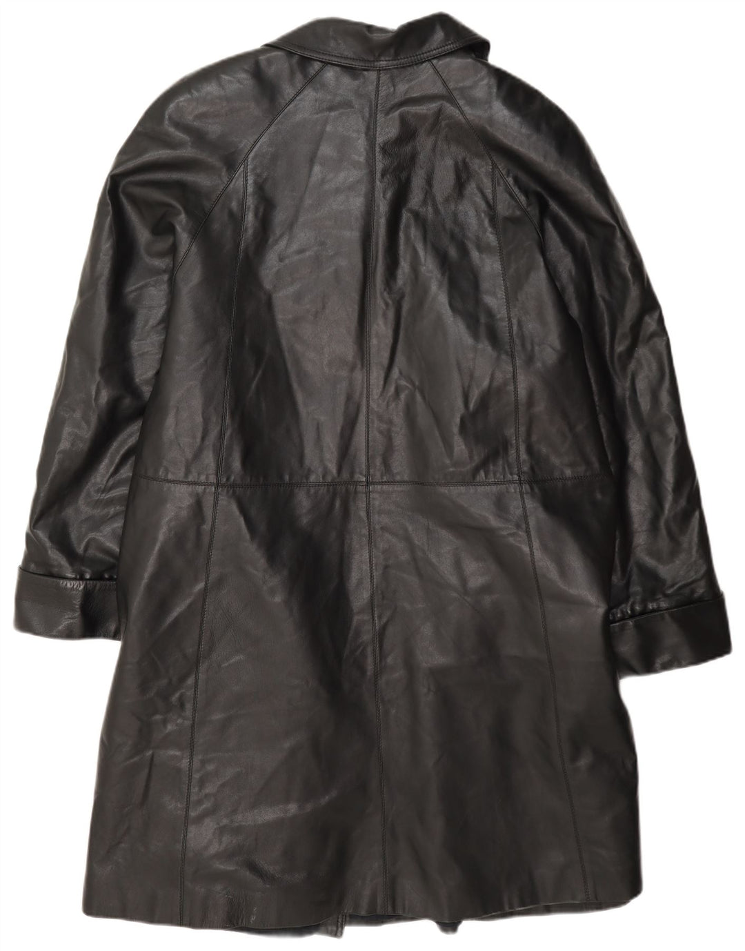 Palton din piele pentru femei Diletta Lelli IT 46 Large Black