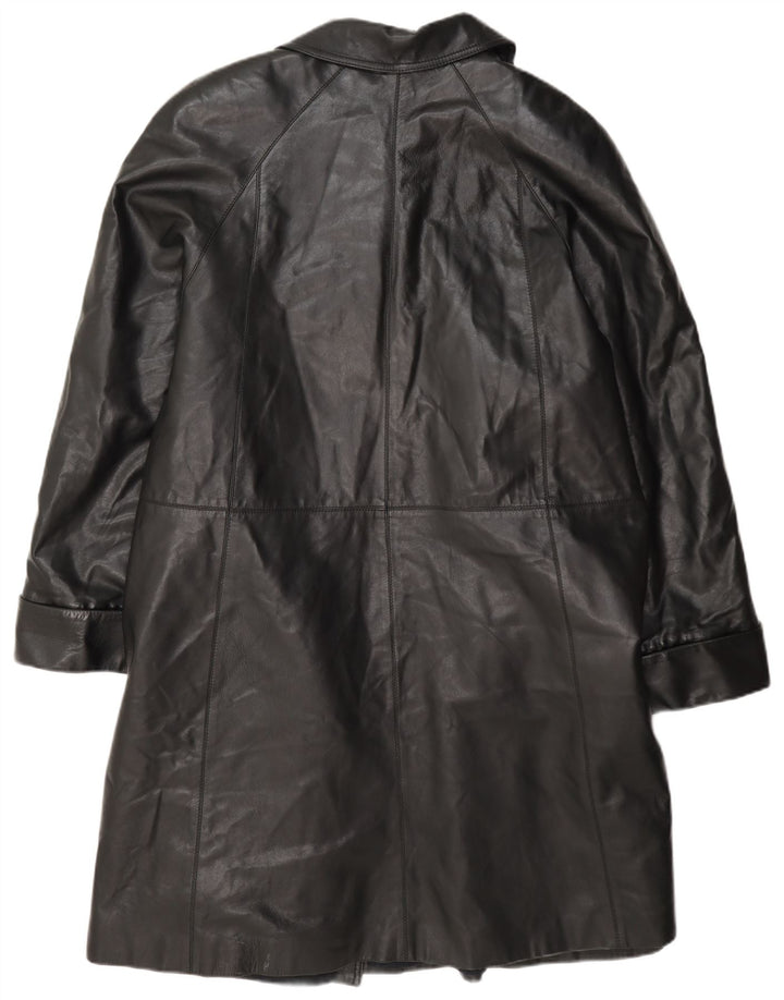 Palton din piele pentru femei Diletta Lelli IT 46 Large Black