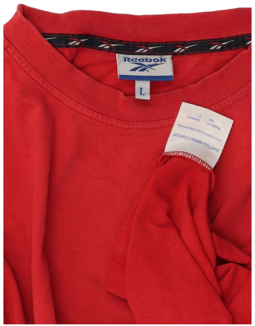 Tricou Reebok pentru bărbați Top mare bumbac roșu