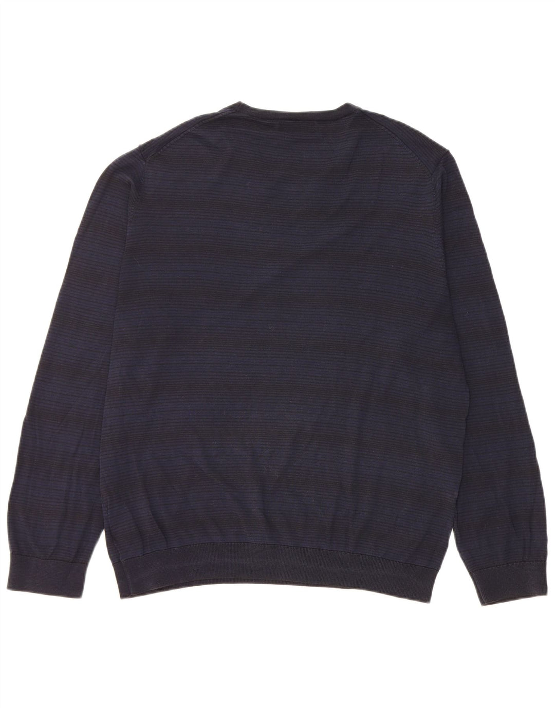 Pulover pentru bărbați Marks & Spencer Autograph cu decolteu rotund, mare, bleumarin