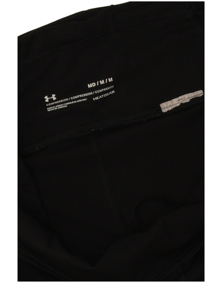 Leggings Under Armour pentru femei Heat Gear cu model abstract UK 12 Medium Black