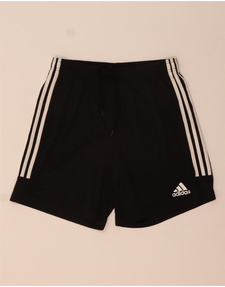 Pantaloni scurți sport Aeroready Adidas pentru bărbați, poliester mediu negru