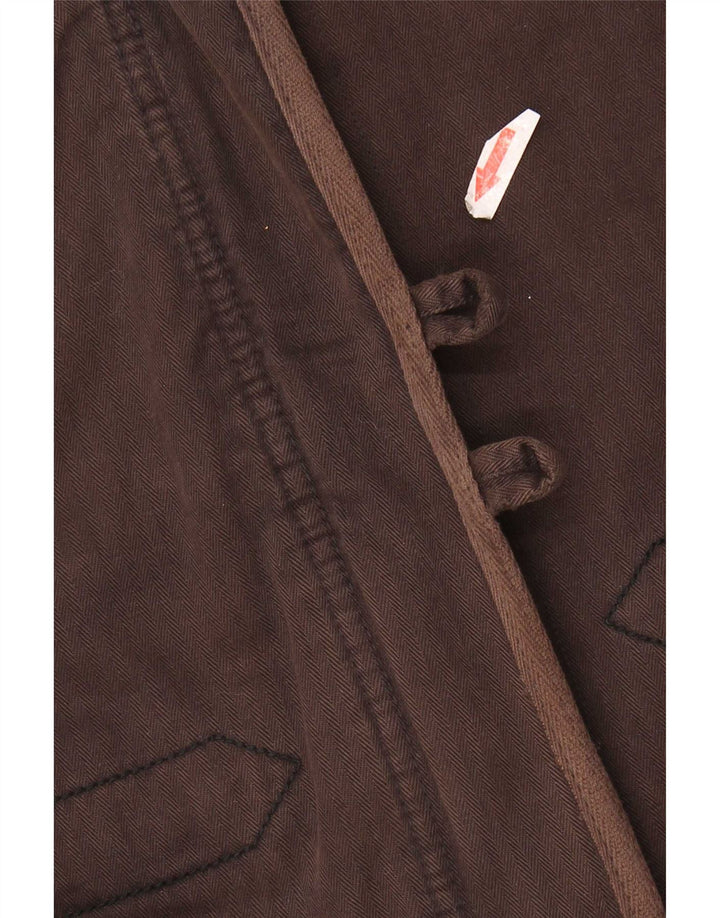 Jachetă Windbreaker Levi's pentru femei UK 10 Small Brown Herringbone