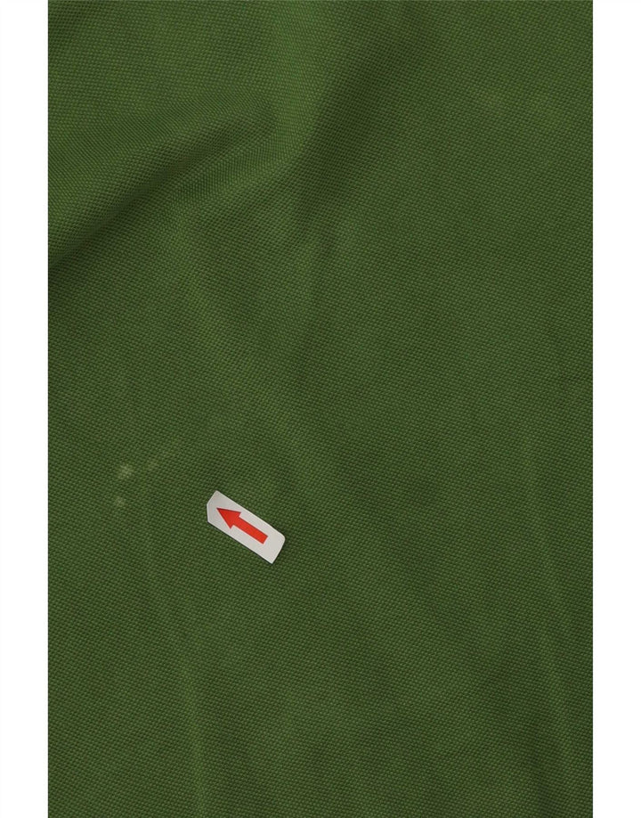 Cămașă polo pentru bărbați Kappa Bumbac verde mic