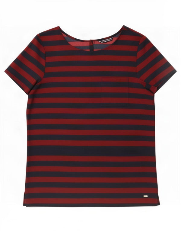 Bluză pentru femei Tommy Hilfiger Top US 8 Medium Red Striped Poliester