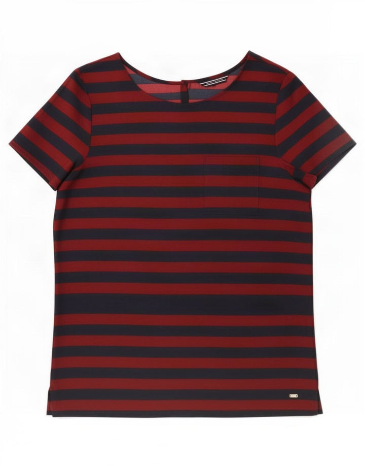 Bluză pentru femei Tommy Hilfiger Top US 8 Medium Red Striped Poliester
