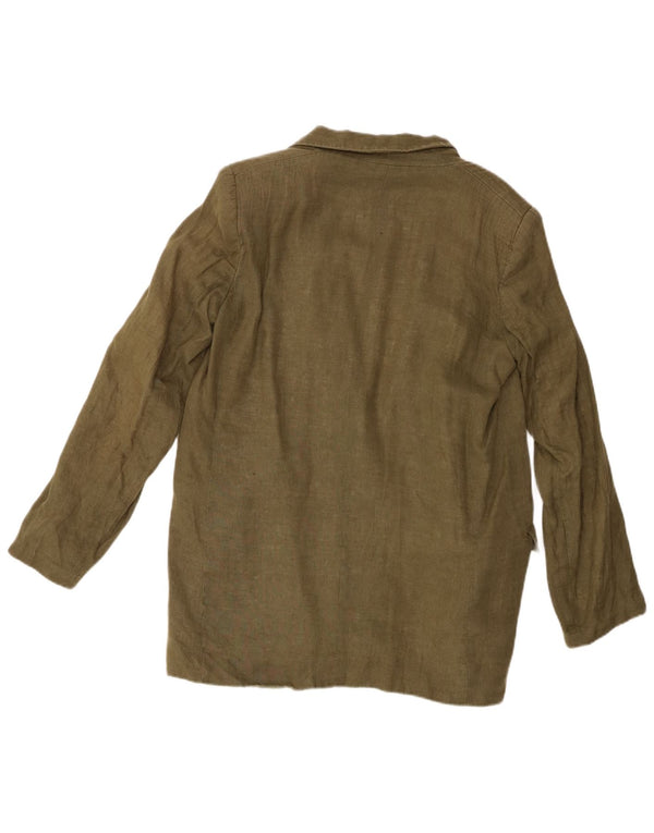 Jachetă Blazer pentru femei Zara UK 16, mare, kaki, in