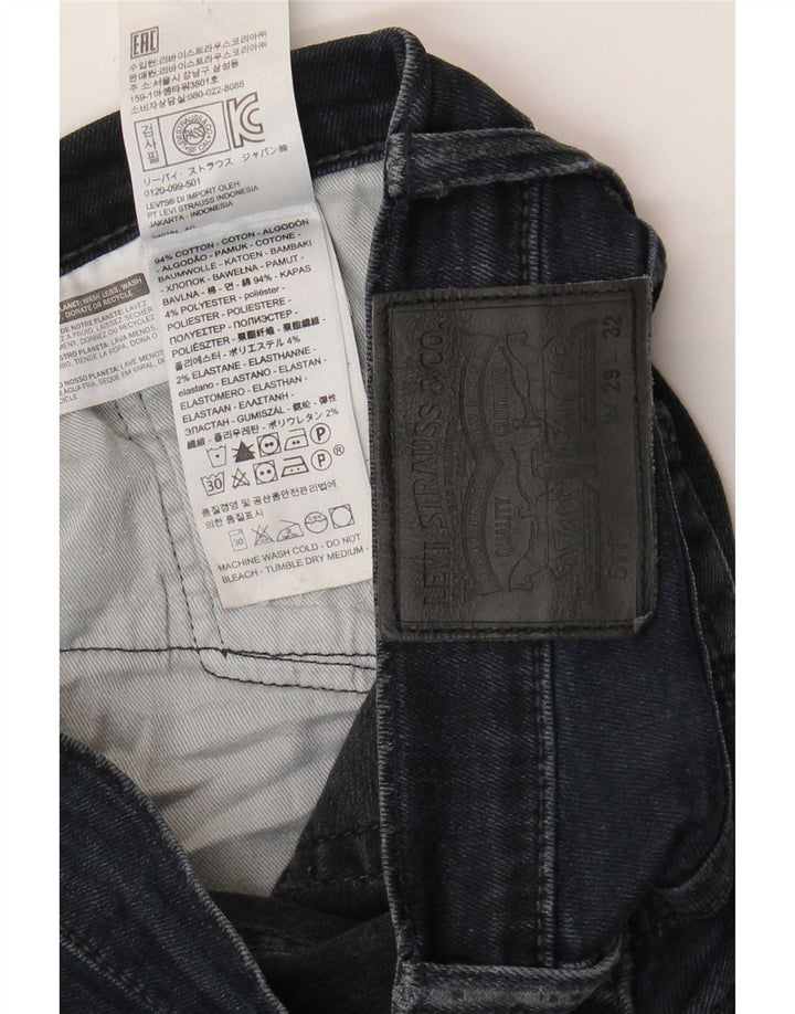 Blugi Levi's 511 Slim pentru bărbați W29 L32 Bumbac bleumarin
