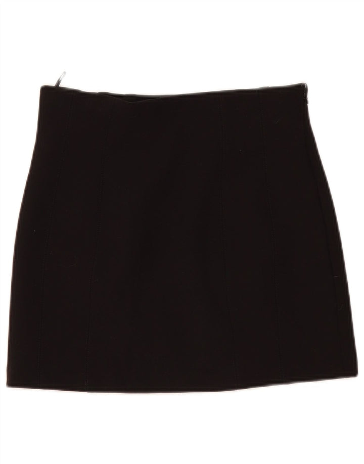 Fusta mini pentru femei Zara Medium W28 Poliester negru