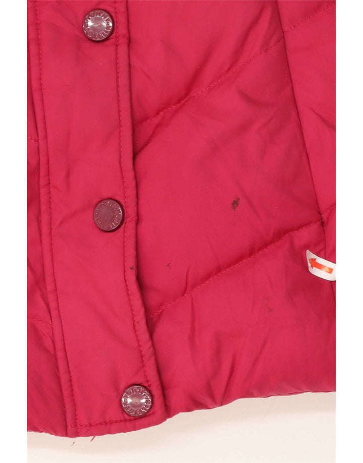 Jachetă căptușită cu glugă pentru femei Tommy Hilfiger UK 10 Poliester roz mic