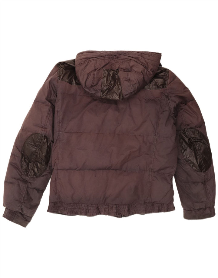 Jachetă căptușită cu glugă pentru bărbați Hugo Boss UK 38 Maroon mediu