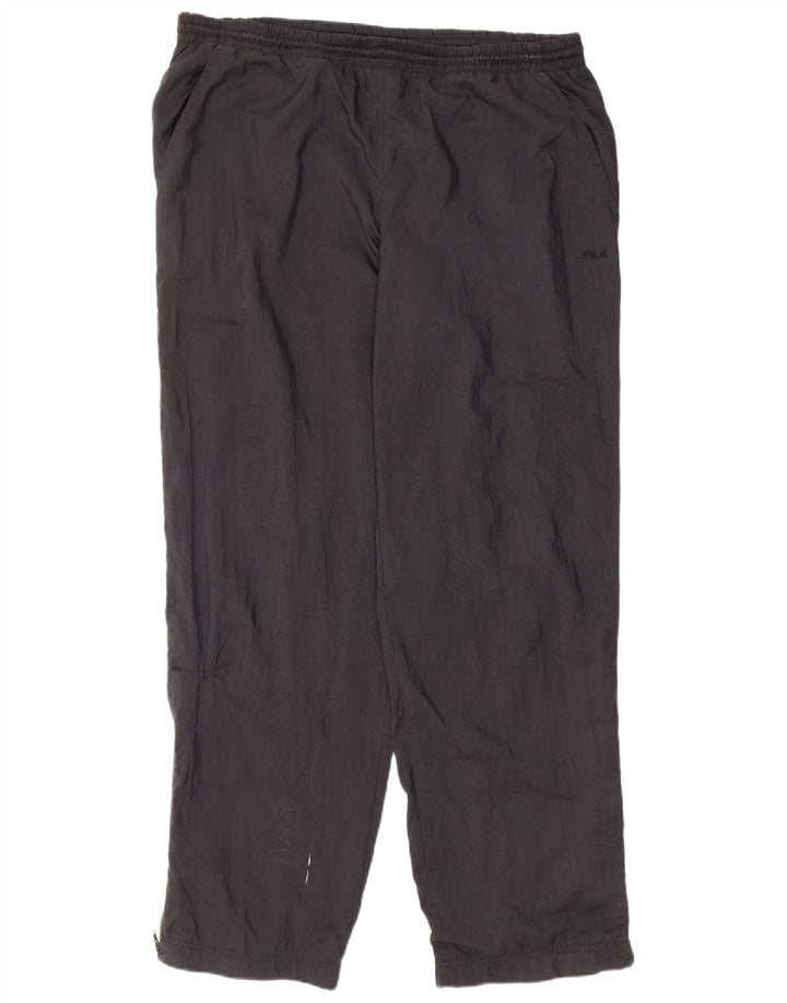 Pantaloni de trening Fila pentru bărbați IT 52 Poliamidă neagră mare