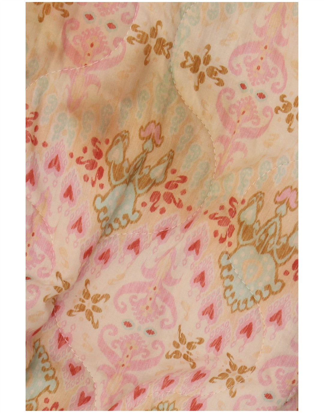Jachetă Bomber supradimensionată pentru femei vintage UK 14 Medium Pink Paisley