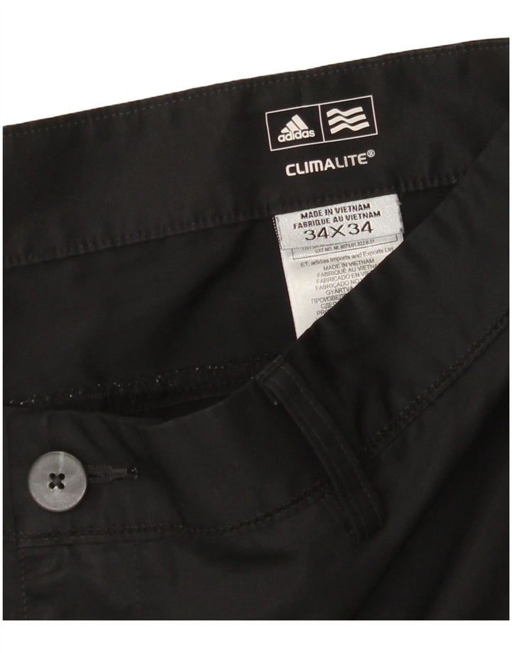 Pantaloni chino drepți Climalite ADIDAS pentru bărbați L34 L34 Poliester negru