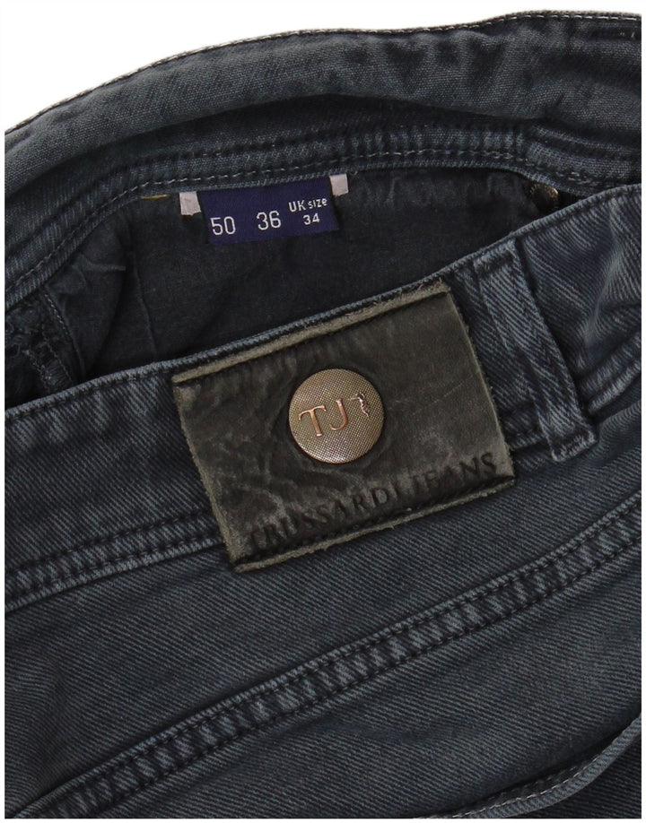 TRUSSARDI Blugi drepti pentru bărbați IT 50 Large W34 L28 Blue