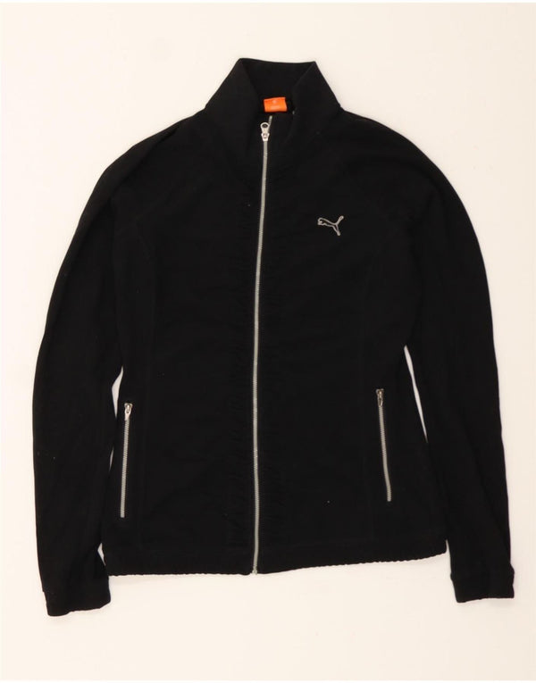 Jachetă de trening PUMA pentru femei UK 10 Poliester negru mic