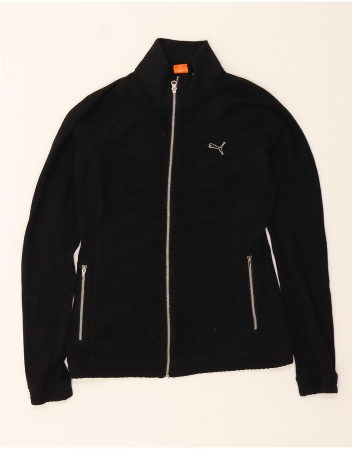 Jachetă de trening PUMA pentru femei UK 10 Poliester negru mic