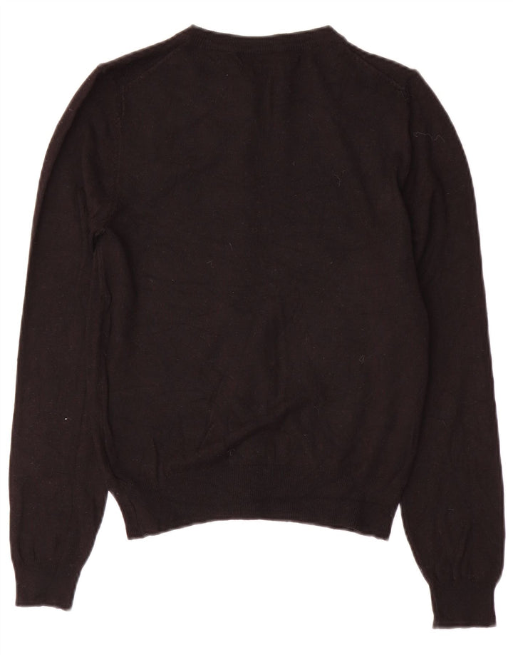 Pulover cardigan pentru femei Marks & Spencer UK 8 Small Black Viscose
