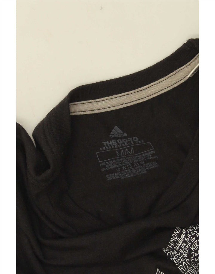 Tricou cu grafic Orlando pentru bărbați Adidas Top Mediu Poliester Negru