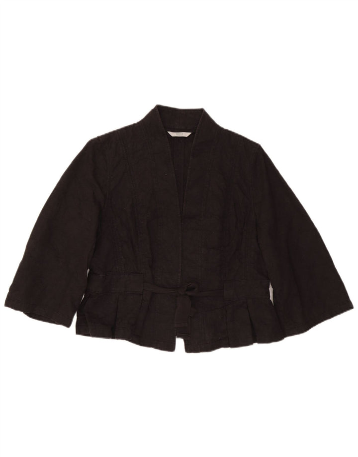 Marks & Spencer jachetă bolero cu mâneci 3/4 pentru femei UK 16 mare neagră