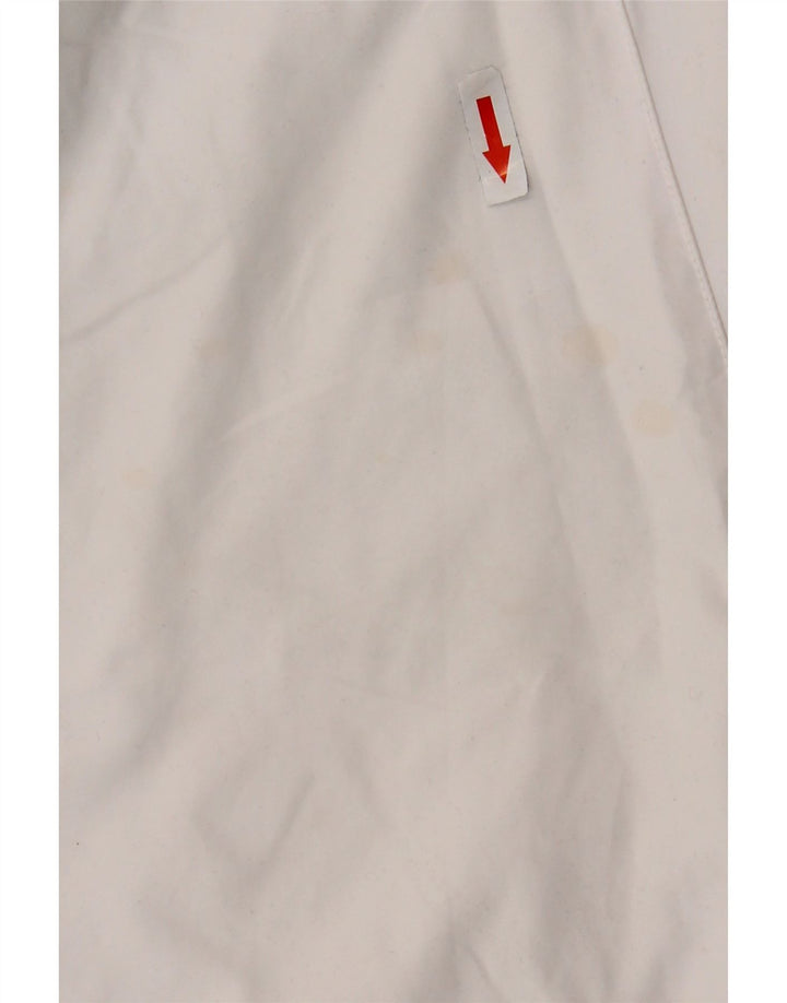 Pantaloni scurți sport Asics pentru bărbați, mari, alb, din poliester