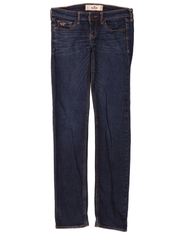 Blugi skinny pentru femei Hollister US 3 XS W26 L33 Bumbac bleumarin