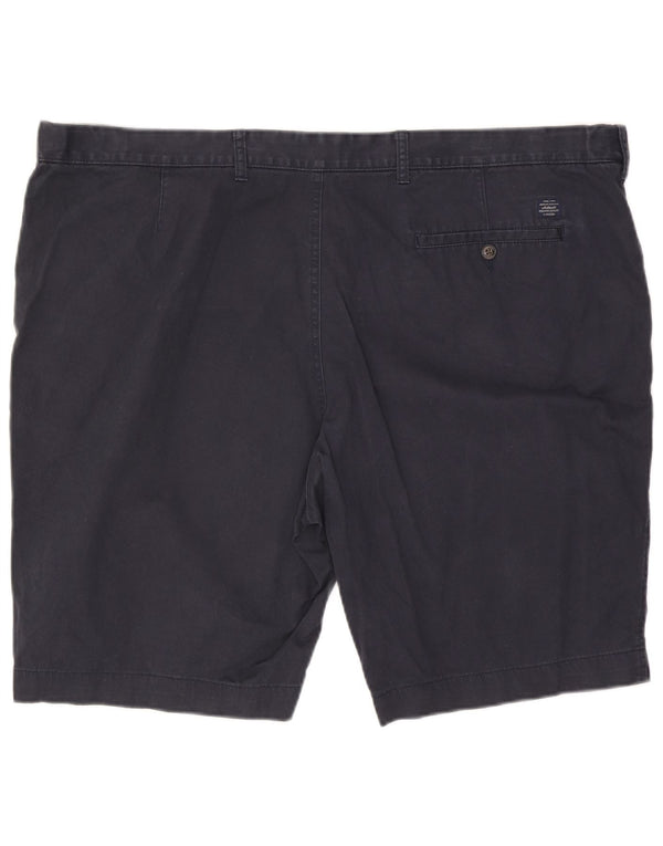 Pantaloni scurți chino pentru bărbați Marks & Spencer, cu ajustare normală, W48 4XL, bumbac bleumarin