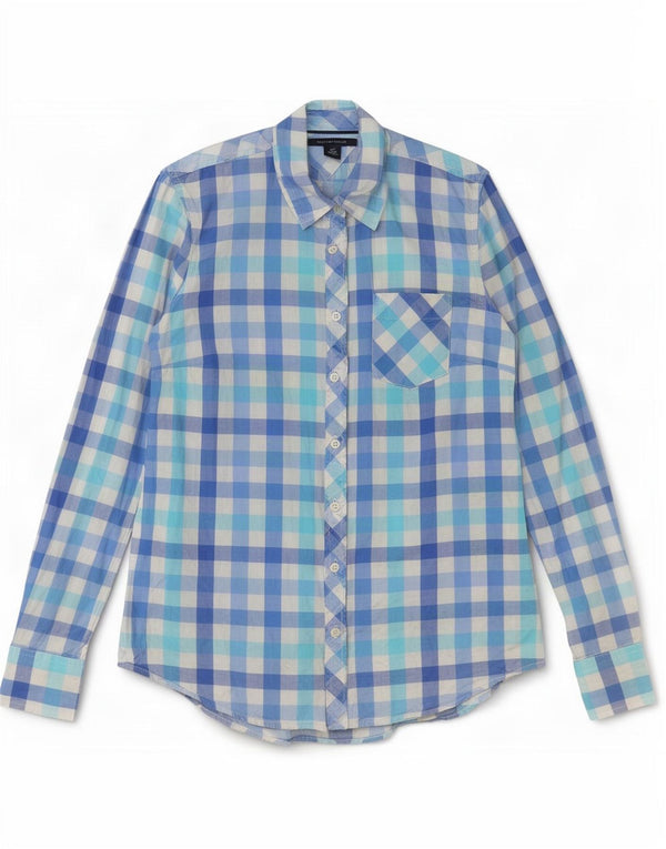 Cămașă Tommy Hilfiger pentru femei UK 10 Small Blue Gingham Bumbac