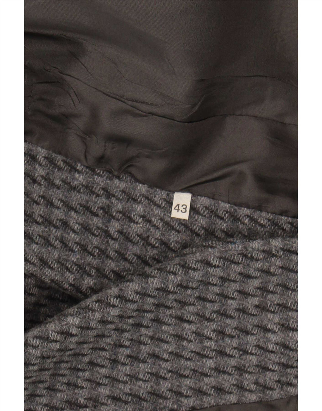 Blazer Vintage pentru femei cu 2 nasturi IT 43 Medium Gri Houndstooth