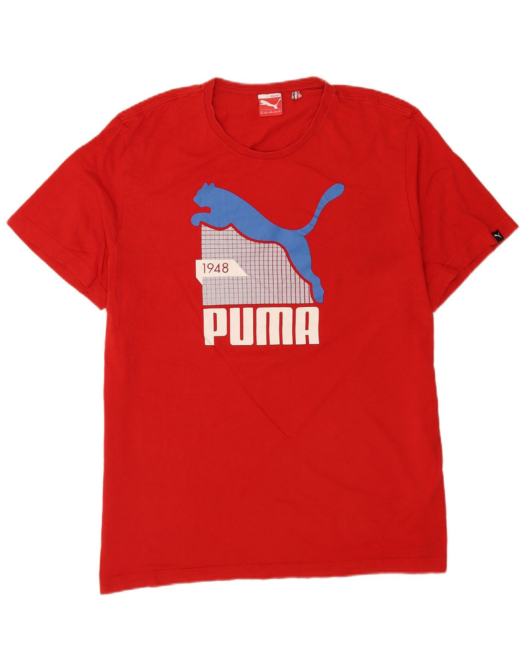 Tricou grafic Puma pentru bărbați Top 2XL bumbac roșu