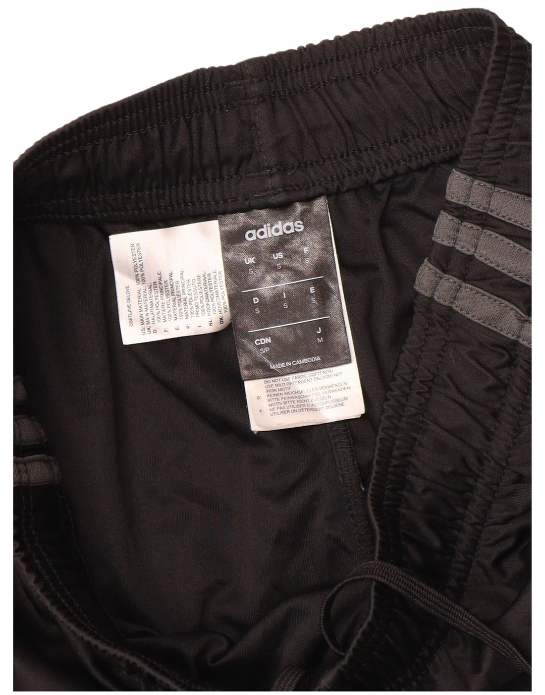 Pantaloni scurți sport adidas Climalite pentru bărbați, poliester negru mic