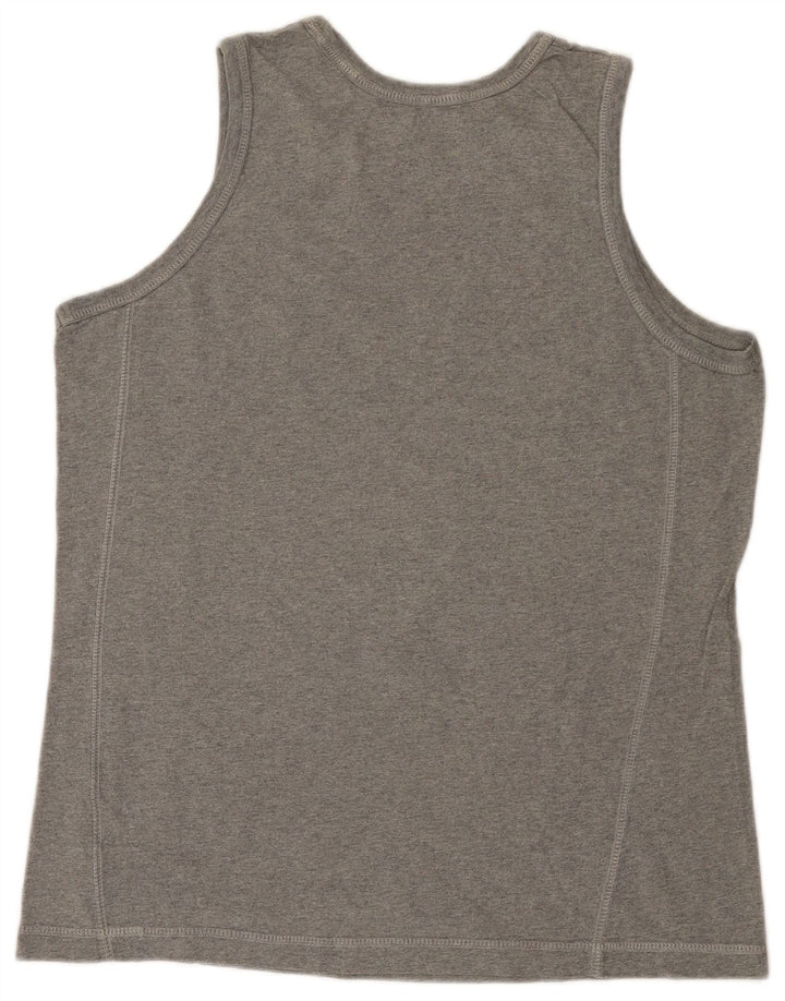 Vest Top pentru bărbați Nike UK 42/44 Mare bumbac gri